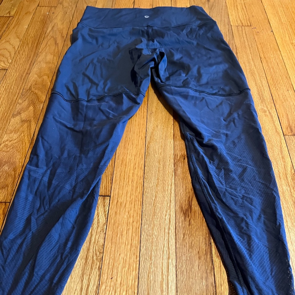 Blue Lululemon leggings